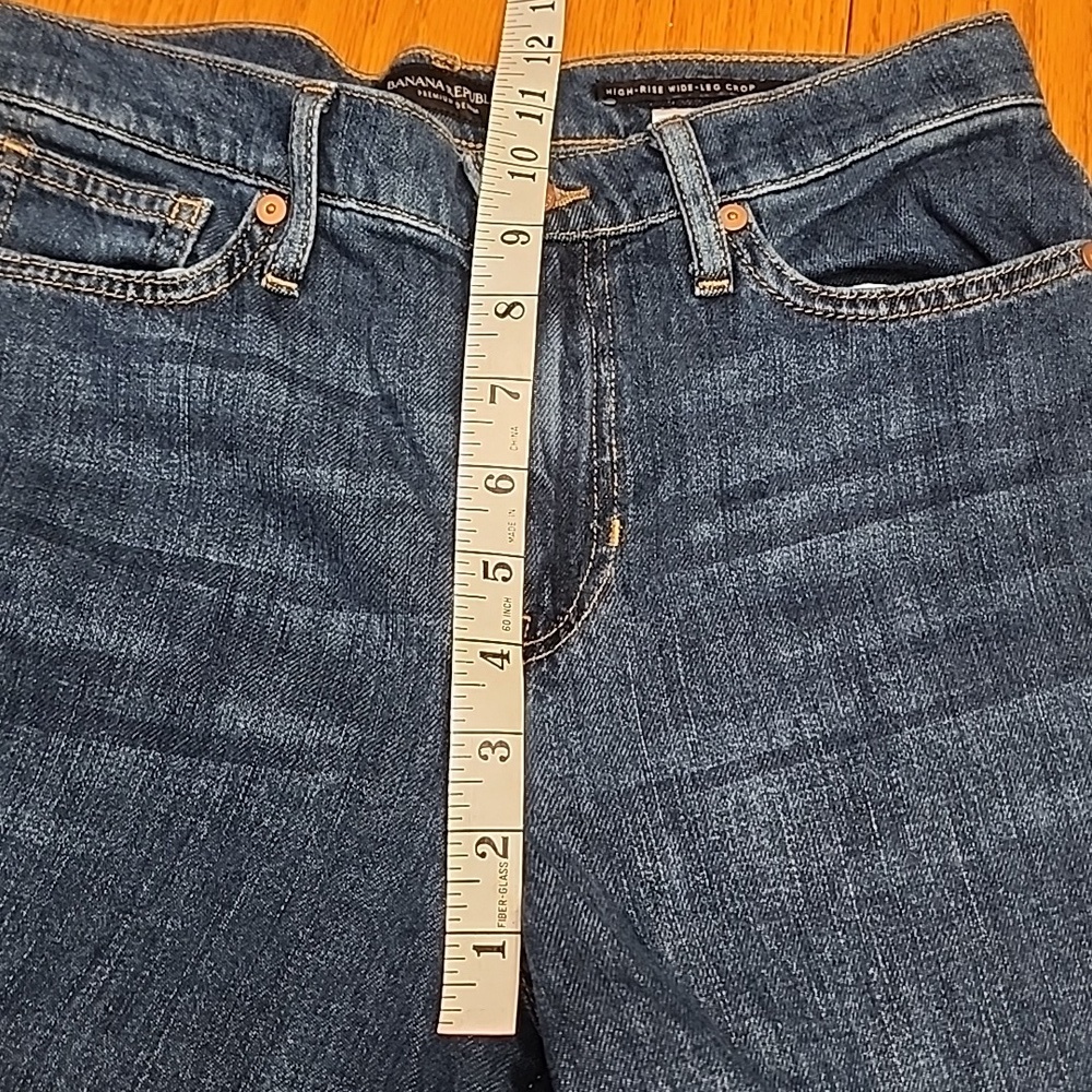 Banana Republic Dark Blue Flare Jeans - Picture 6 of 12